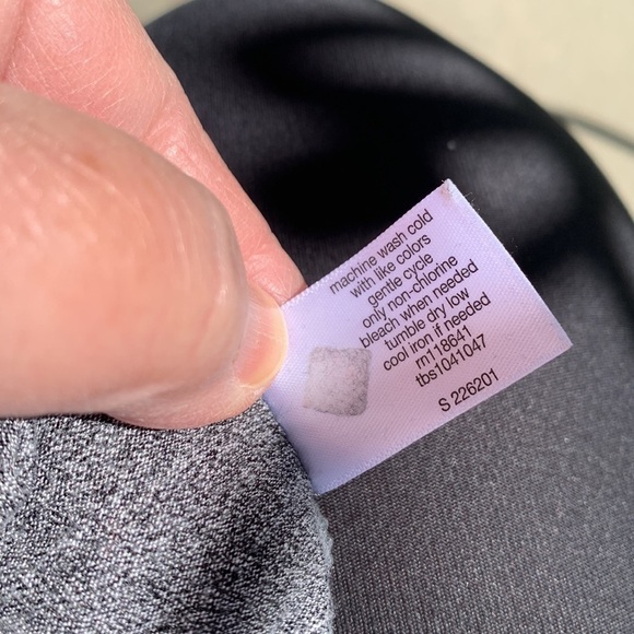 Lane Bryant 18/20 leopard print T-Shirt long line short sleeve heather grey - Picture 10 of 12